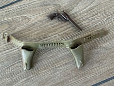 Vintage 1973 Gabriel Lone Ranger Tonto Action Figure Gun Belt and Six Shooter