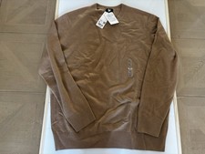 Authentic Uniqlo Cashmere Crewneck Sweaters Beige New XL
