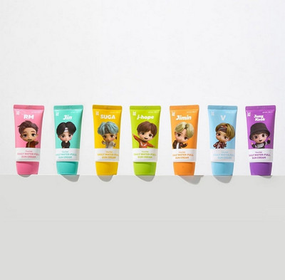 BTS TinyTAN Daily Water-full Sun Cream SPF50+ PA++++ Koreanische Kosmetik/KPOP