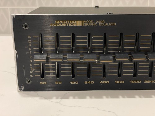 *Powers On!* *Unknown condition* Vintage Spectro Acoustics 2102R Equalizer