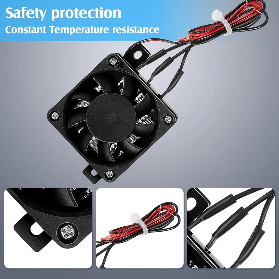 120W 12V Lufterhitzer PTC Heizung Konstante Temperatur Heizlüfter Heizelement - Bild 3 von 4