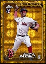 2024 Topps Gilded Ceddanne Rafaela 1/1 Superfractor Red Sox RC Digital Card
