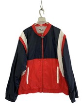 Vintage FILA Made in Italy Jacket Men  s Size 42 USA / L   Red Navy White 92