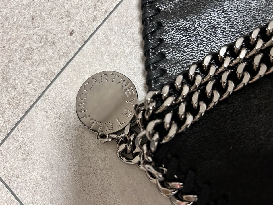 Stella McCartney Falabella Fold-Over Tote Chain Tote Bag  Shoulder Bag 122610 - Image 4 of 4