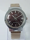Vintage 1970's Timex Mens Automatic Mechanical Watch w/ Black Dial & Date 4U2FIX