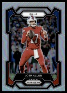 Josh Allen Silver 2023 Panini Prizm #32 NFL Card Buffalo Bills