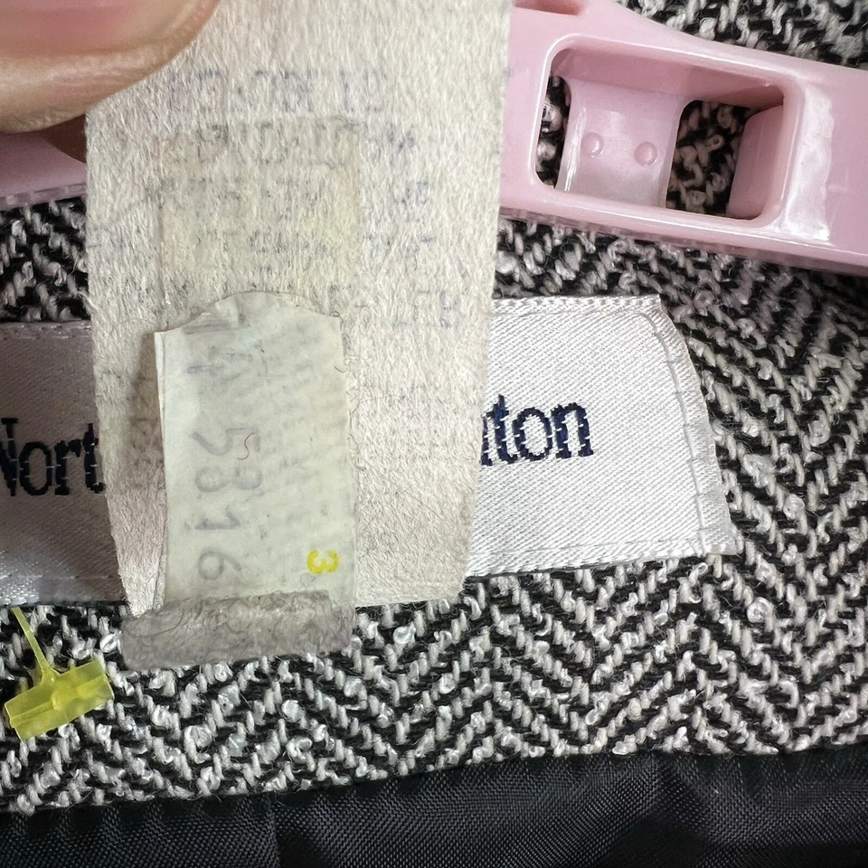 Conjunto de falda de mezcla de lana con dientes Norton McNaughton Hounds para mujer talla 14 falda 12 Foto 3 de 4