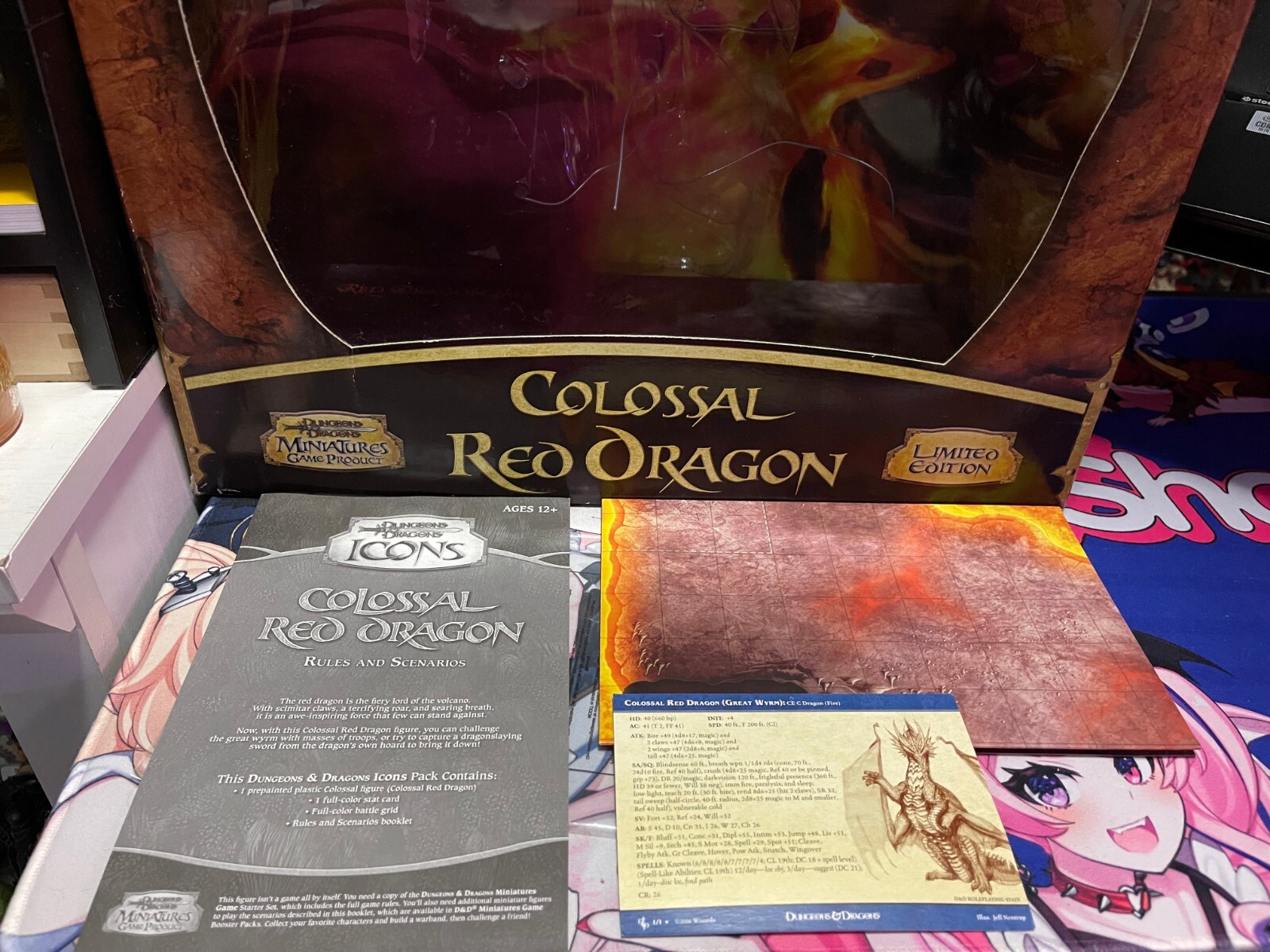 Colossal Red Repaint Dungeons & Dragons Icons - Colossal Red Dragon - Complete 653569150169 ...