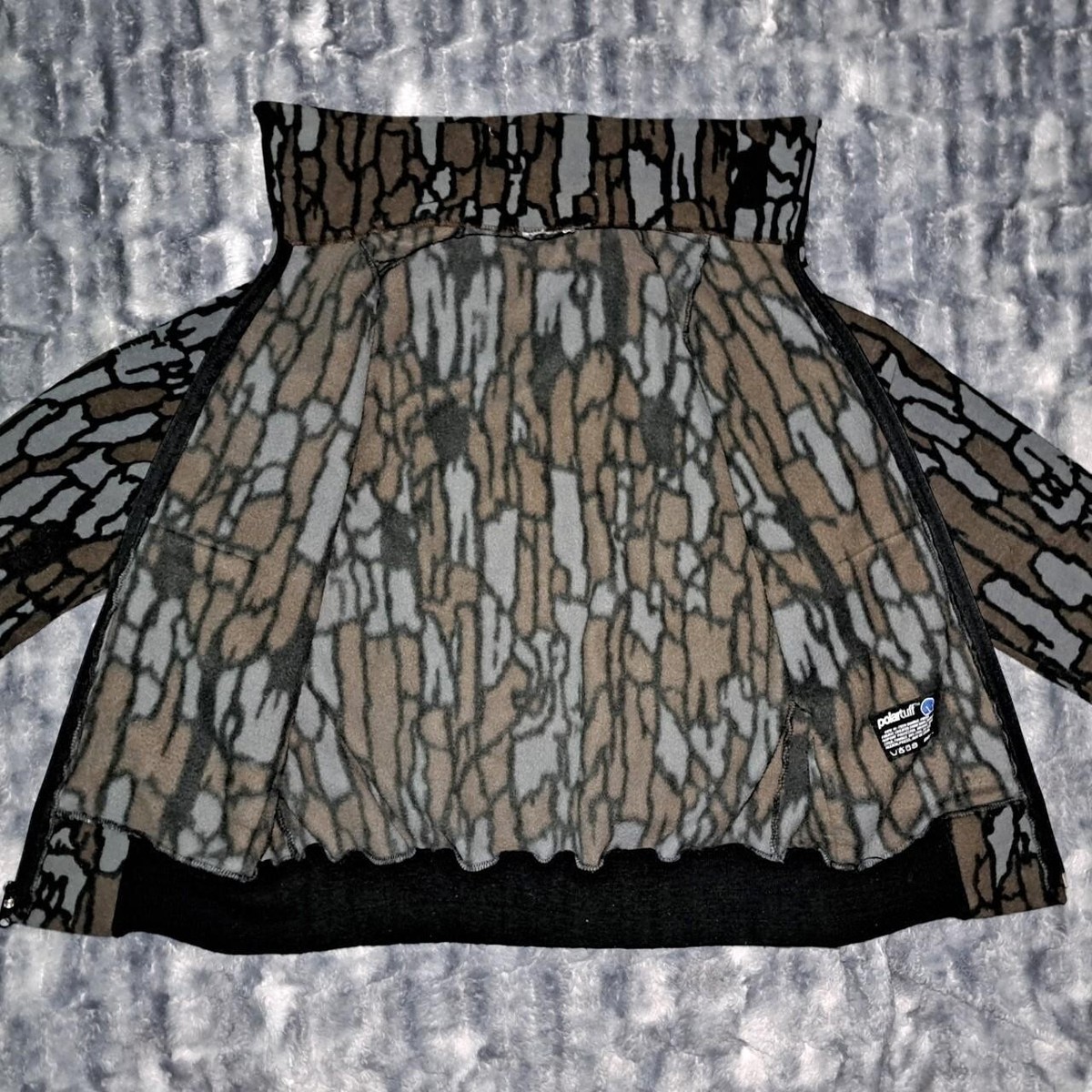 Vintage Carhartt Trebark fleece Camo Zip Up Jacket | eBay