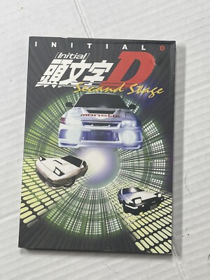 Initial D: Second Stage 2 Disc DVD Set Anime Episodes 1-13
