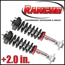Rancho QuickLIFT 2" Front Leveling Struts PAIR 2014-18 Silverado Sierra 1500 4WD