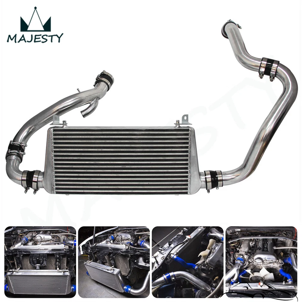 Kit Intercooler Para Nissan Silvia 240SX 200SX S14 S15 SR20DET 2.0T 1995-1998 BK Foto 3 de 4