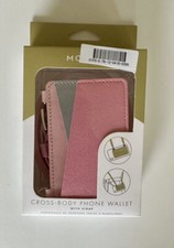 New Moxyo Crossbody Phone Wallet Strap Pink 