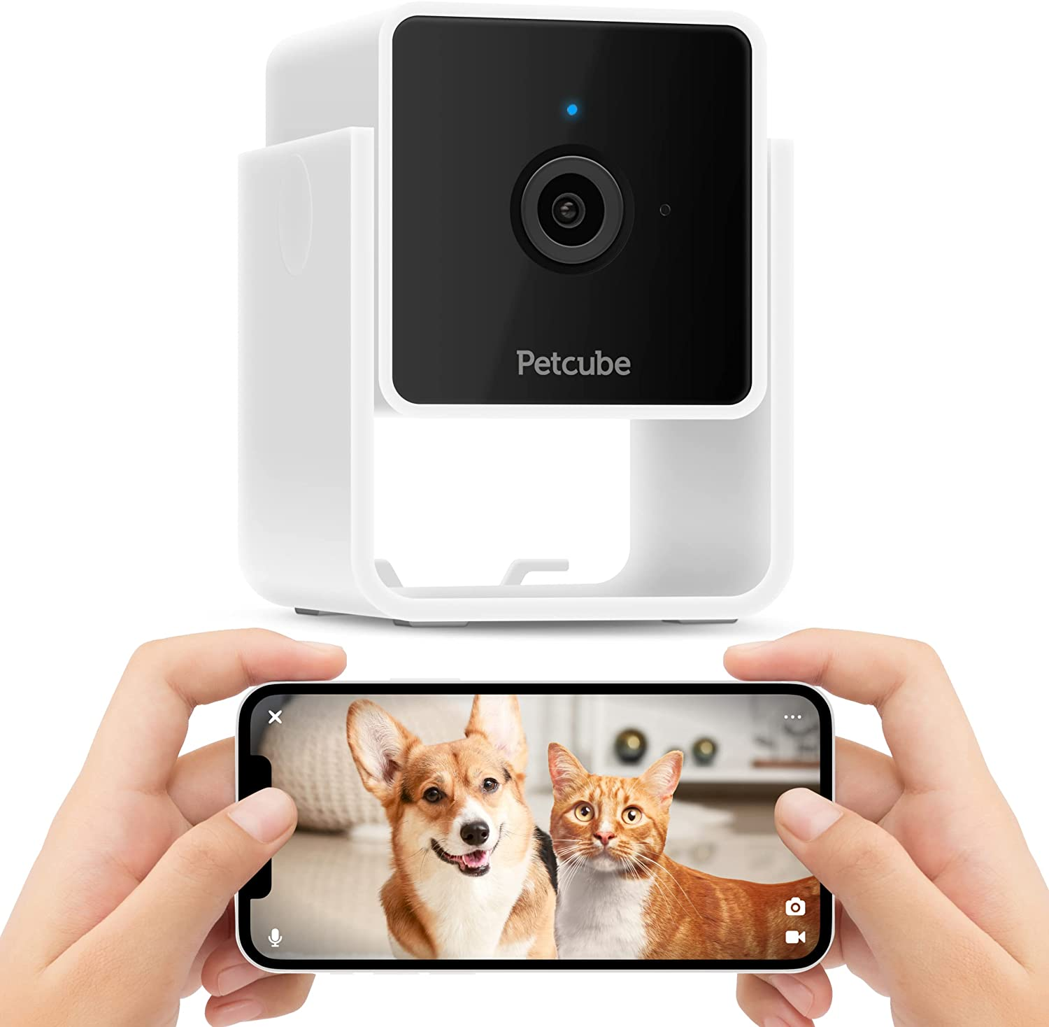 Cam Indoor Wi-Fi Pet and Security Camera with Phone App, Pet Monitor Security-image