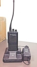 Motorola Radius GP300, UHF 438-470 MHz, Antenna, Charger, USED Battery, HAM