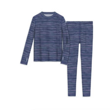 NWT Athletic Works Youth Girls Purple Thermal Underwear Set Sz XXL 18 