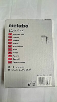 Metabo Klammern Heftklammern 80/14 CNK 