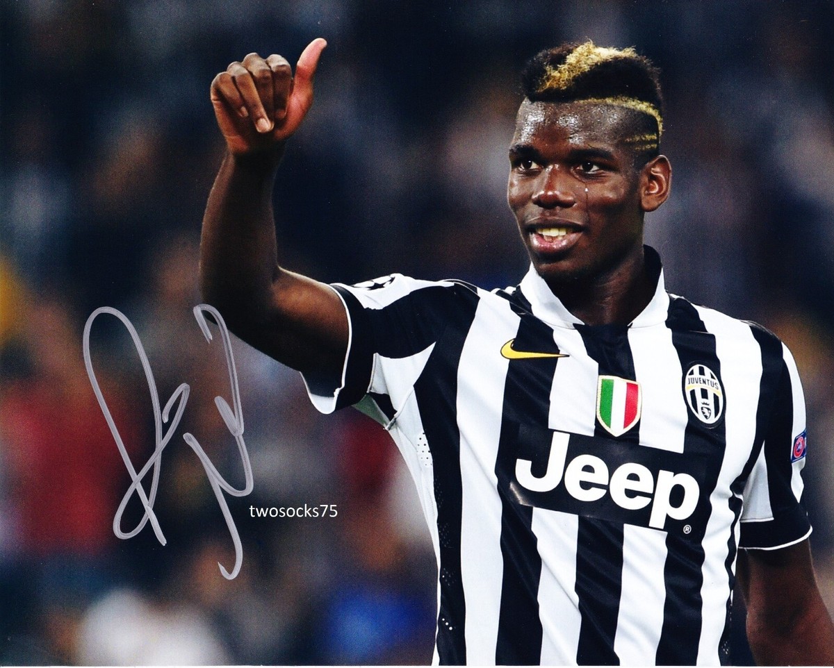 Paul Pogba Juventus Signed Autographed 8x10 reprint Photo | eBay