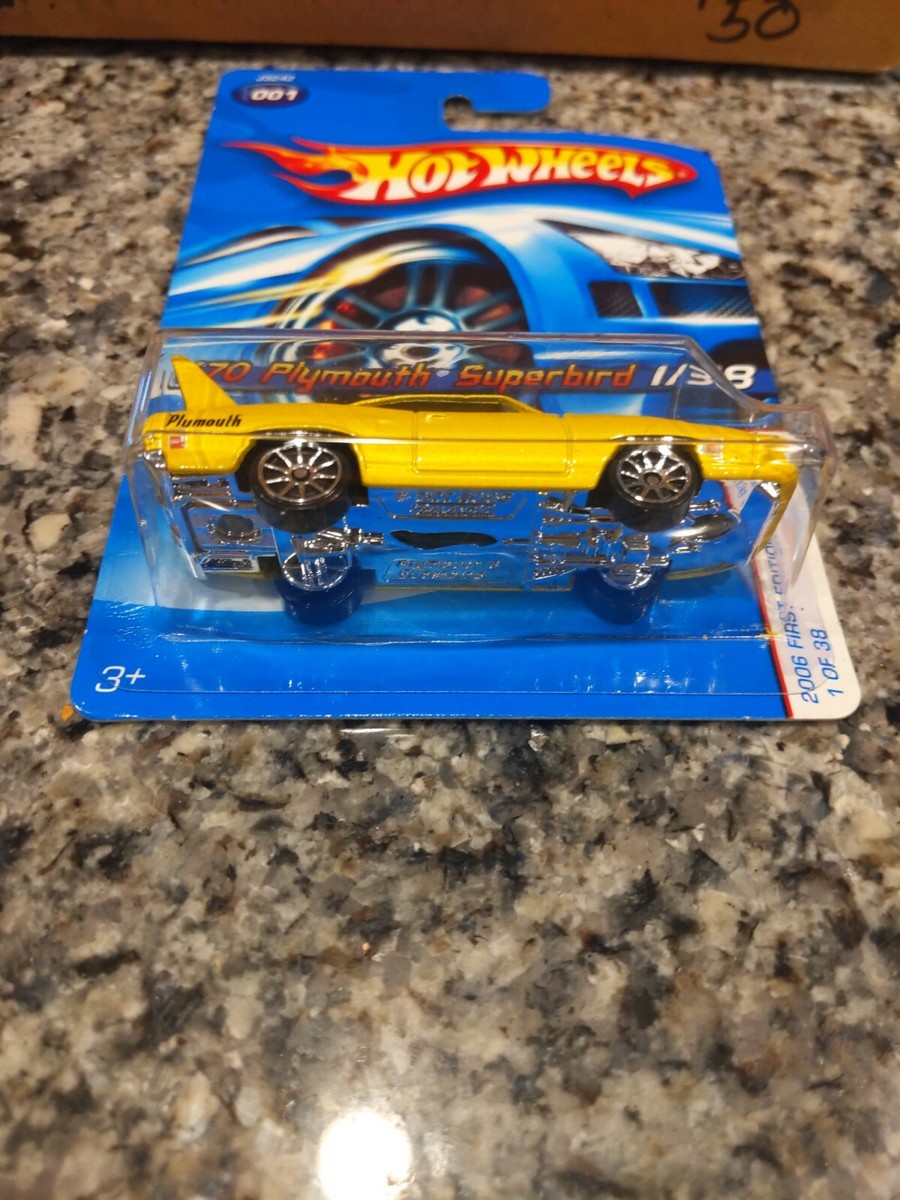 2006 Hot Wheels First Editions 138 '70 Plymouth Superbird Yellow
