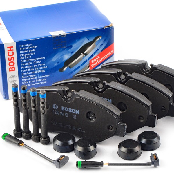 Bosch 0986494728 BremsbeläGe + Wako Vorne FüR Sprinter Vito W639 W447 Crafter VW-image