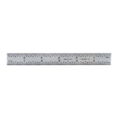Tesa Brown & Sharpe 599-314-1204 12'' x 1'' 4R Rigid Steel Rule