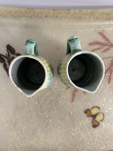 Majolica Pottery Corn Creamer - Picture 3 of 9
