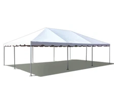 Commercial Frame Tent 20x30 White PVC Vinyl Canopy Waterproof Event Party Gazebo