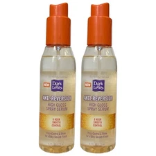 2 Pk SoftSheen Carson Dark & Lovely Anti Reversion High Gloss Spray Serum 4.2 oz