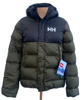 Helly Hansen Boys Insulated GREEN Jacket with Hood $190, Size: 16