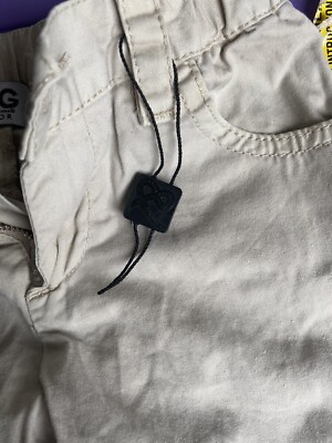 Beige d&G Baby Hose Jeans Material