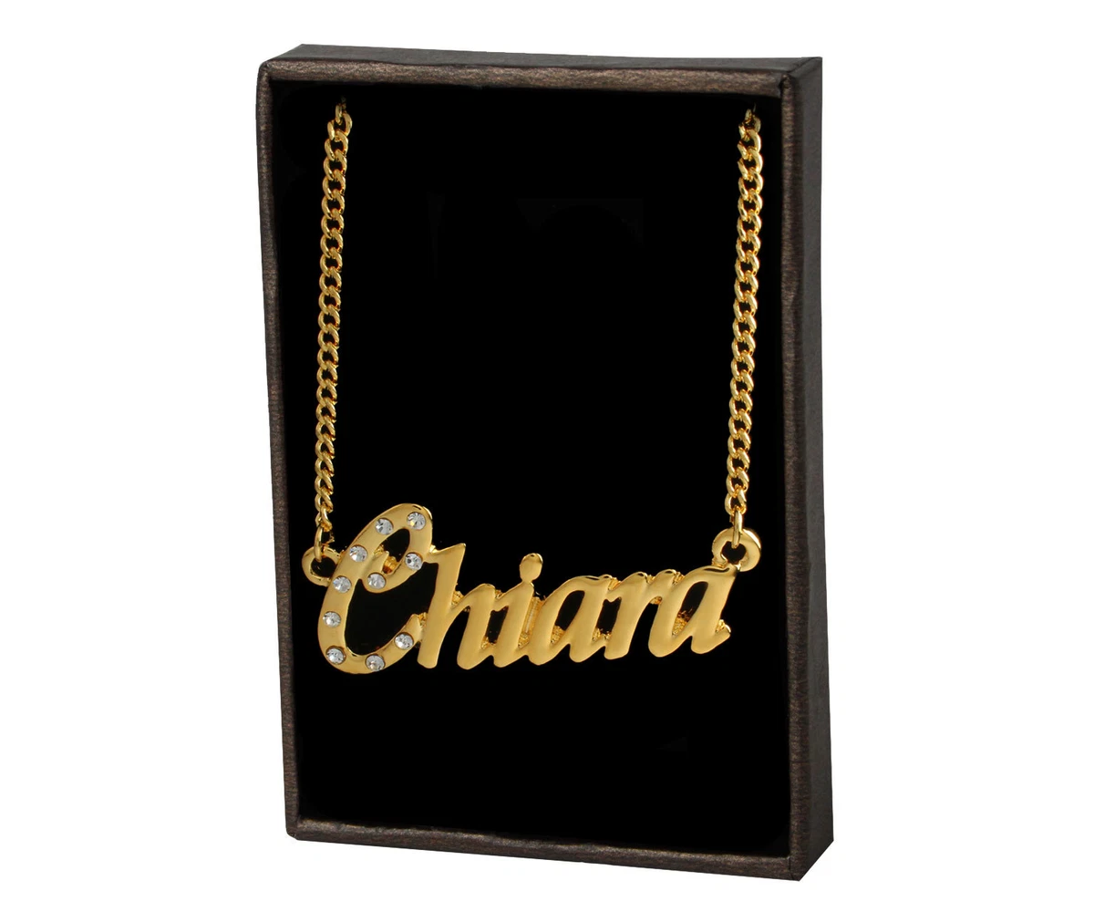 Gold plated 2024 personalised necklace