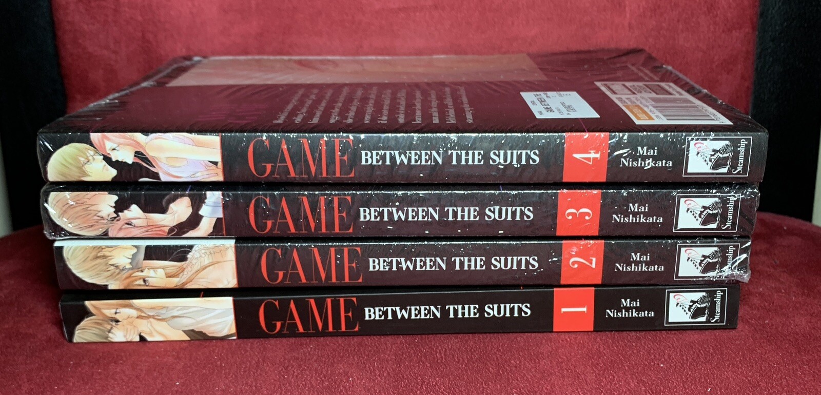 GAME: Between the Suits, Vols 1 2 3 4, MOST SEALED English Manga Josei