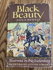 1945 Black Beauty Anna Sewell Illustrated Junior Library