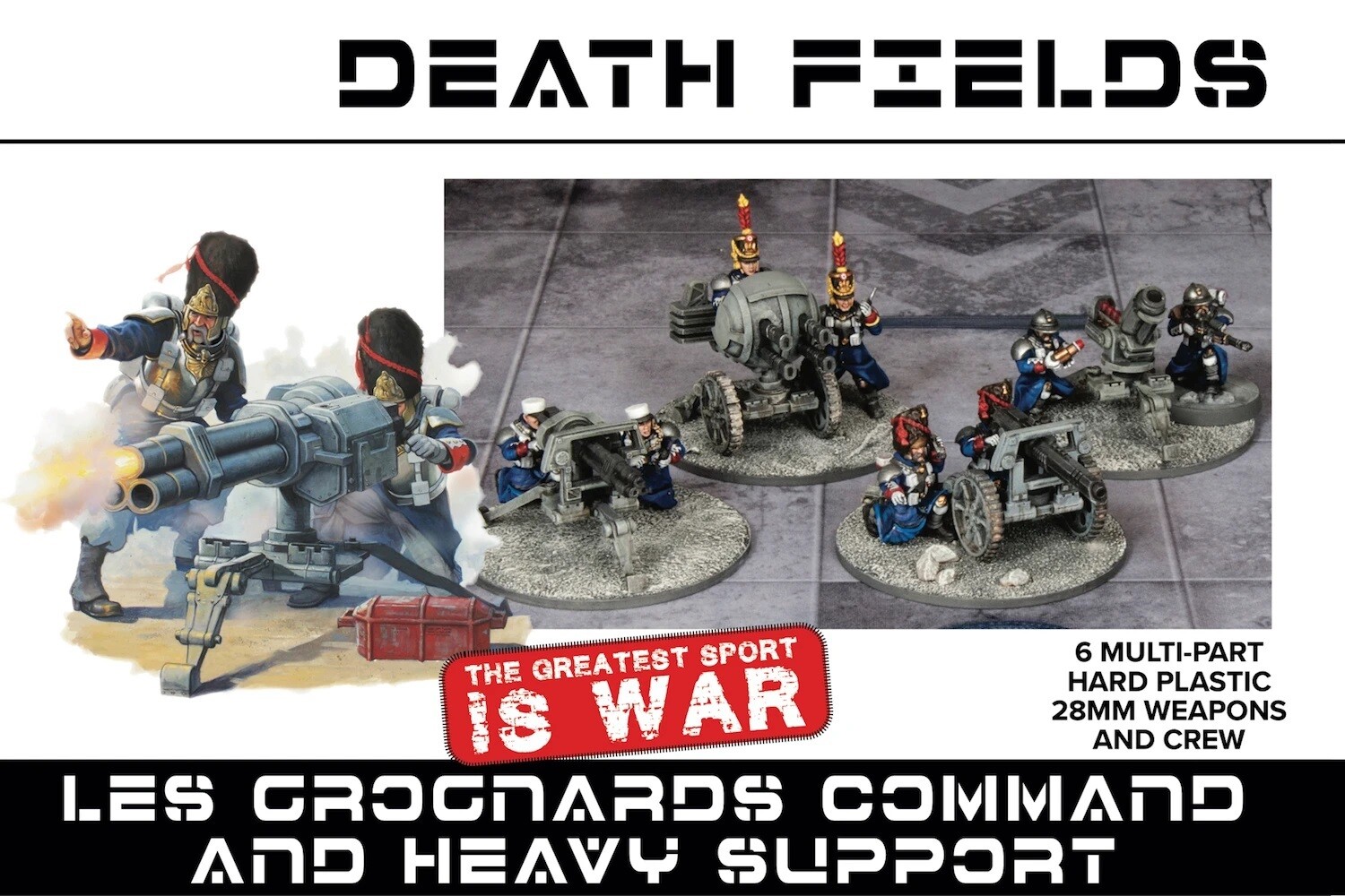 Wargame Atlantic Imperial Guard Mordian Les Grognards Командование и тяжелая поддержка