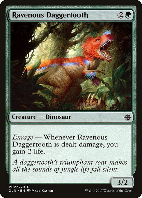 RAVENOUS DAGGERTOOTH x4 mtg NM-M Ixalan 4 Common