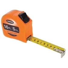 KESON PGT18M16V Tape Measure,1 In x 16 ft/5m,Orange 22N894