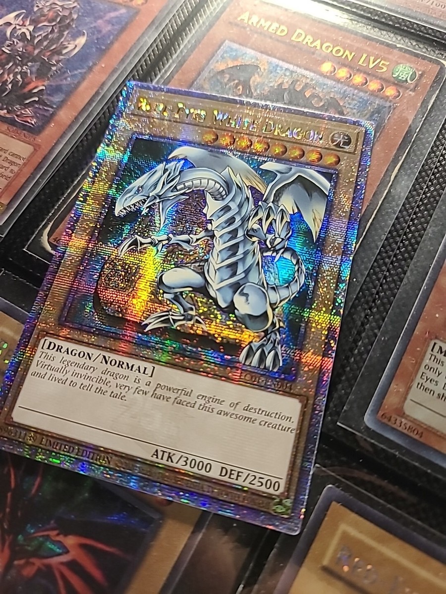 Blue Eyes White Dragon 25th Anniversary Quarter century Secret NM