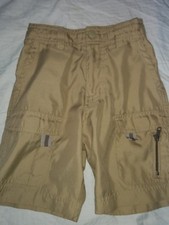 Crewcuts boys sz. 4 khaki poly cargo shorts. Cute, great shape