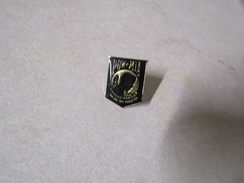 US MILITARY INSIGNIA HAT PIN VIETNAM VETERAN POW MIA YOU ARE NOT FORGOTTEN