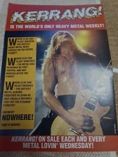 Vintage ZAKK WYLDE A4 POSTER RAW MAGAZINE CLIPPING 