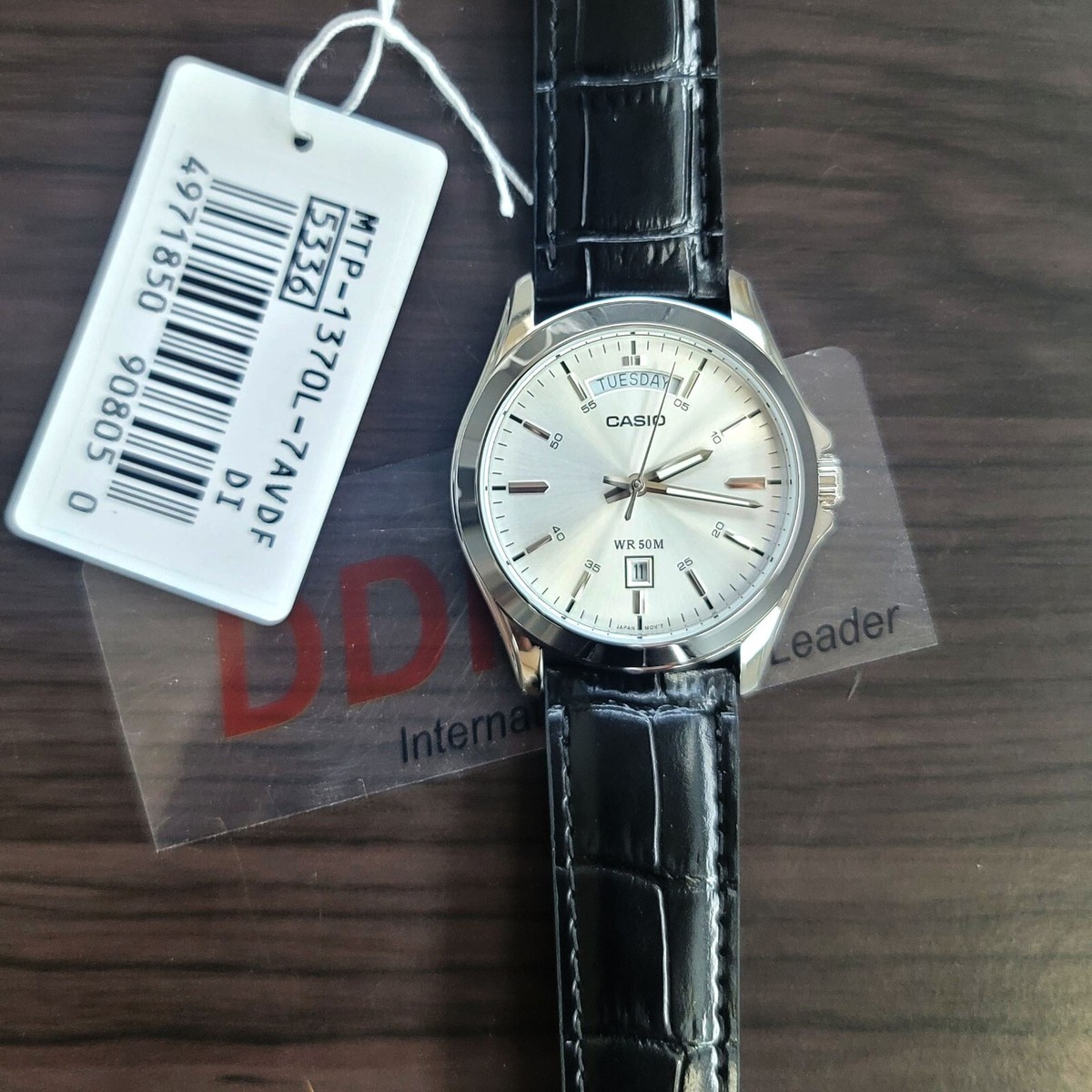 CASIO MTP-1370L-7AVDF Analog Leather Strap Quartz Men Watch