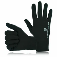Running gloves Men light weight Reflective Black Liner Touchscreen Thermal Sizes