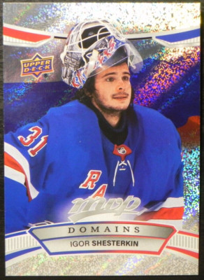 2022-23 22/23 Upper Deck MVP Domains NA-27 Igor Shesterkin New York Rangers