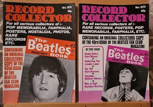 [2] Magazyny kolekcjonerskie płyt – październik, listopad 1979 Beatles Miesięczny przedruk nr 42+43 - Zdjęcie 1 z 4