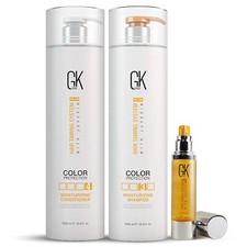 GK HAIR Global Keratin Moisturizing Shampoo & Conditioner 1000ml Serum 50ml New