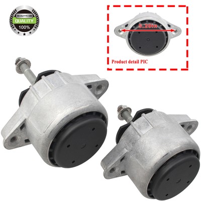 Engine Mount Front 94637505822+94637505722 Pair for Porsche  