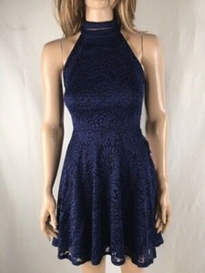 b darlin navy blue lace dress