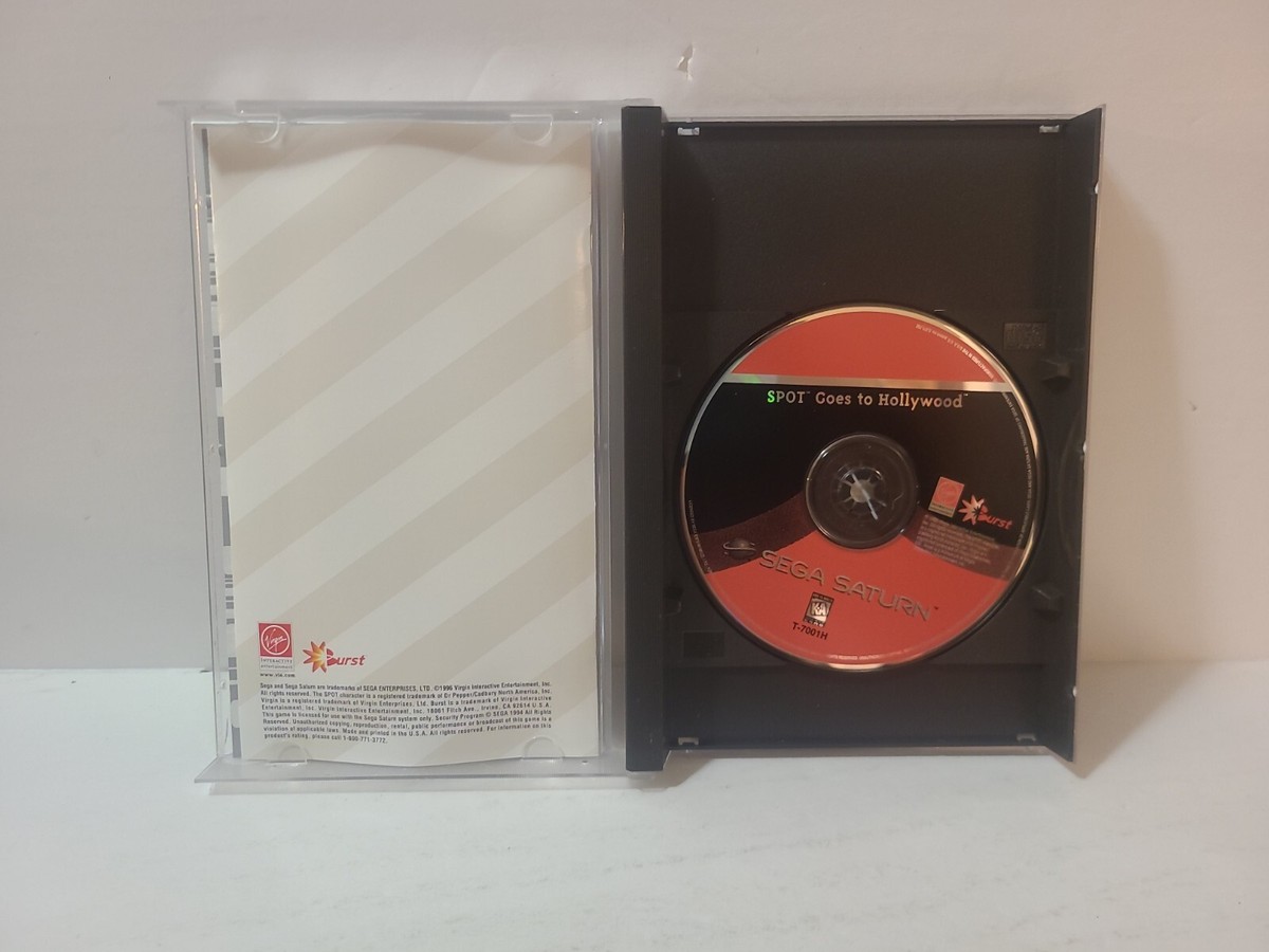 SPOT GOES TO Hollywood - SEGA Saturn - Complet - PAL - Très Bon Etat EUR 60,00 - IT