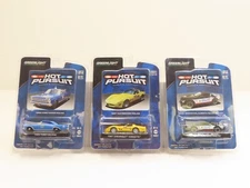 Greenlight Hot Pursuit Series Galaxie Mustang & Corvette Lot of 3 SEALED 6764
