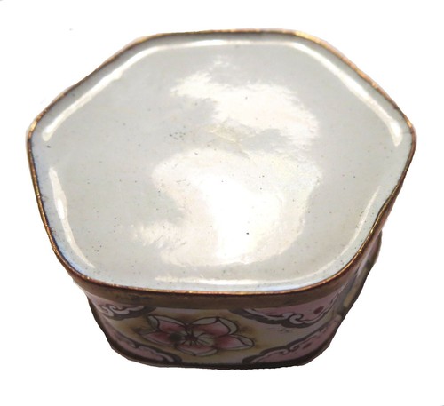 CANTON Emaille Deckel BOX Chinesisch - Bild 6 von 7
